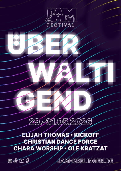 JAM Festival 2026 Plakat mit Künstlerliste.